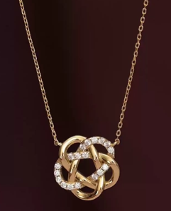 Forever United Interwoven Knot 925 Sterling Silver Mangalsutra | SSARONG MM-013