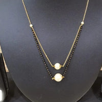 Dual Layer Pearl 925 Sterling Silver Mangalsutra | SSARONG PM-003