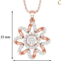 Floral Halo 925 Sterling Silver Mangalsutra | SSARONG MM-008