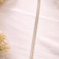 Minimalist Dual-Strand Curb Link 925 Sterling Silver Chain | SSARONG Chain-001