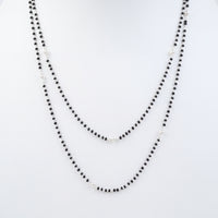 Pearl Harmony Long 925 Sterling Silver Mangalsutra | SSARONG PM-005