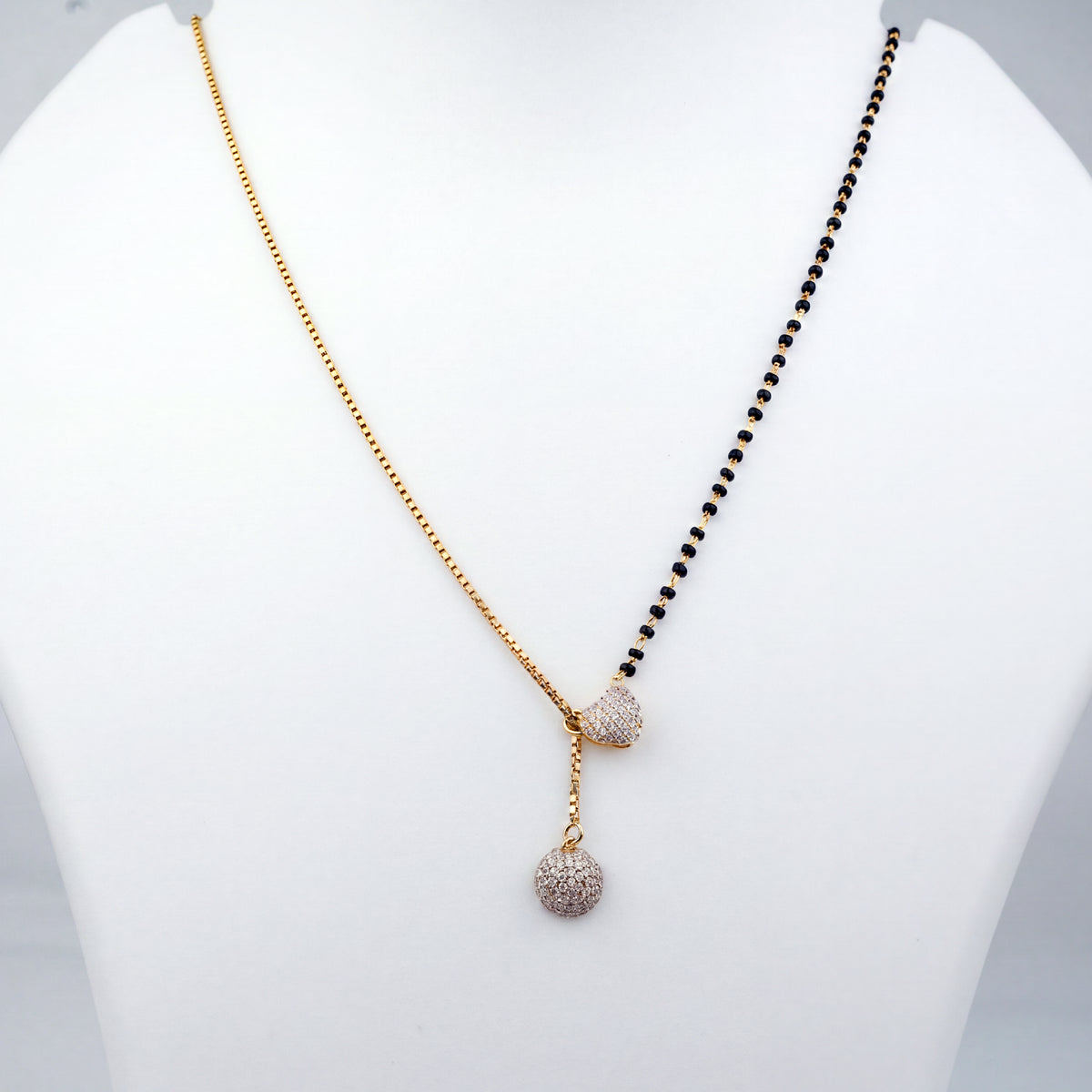 Eternal Heart 925 Sterling Silver Modern Minimal Mangalsutra | Ssarong | MM-005