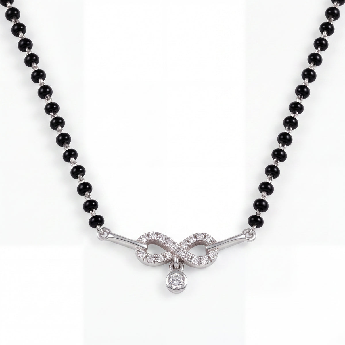 Infinity 925 Sterling Silver Modern Minimal Mangalsutra | Ssarong |  MM-001