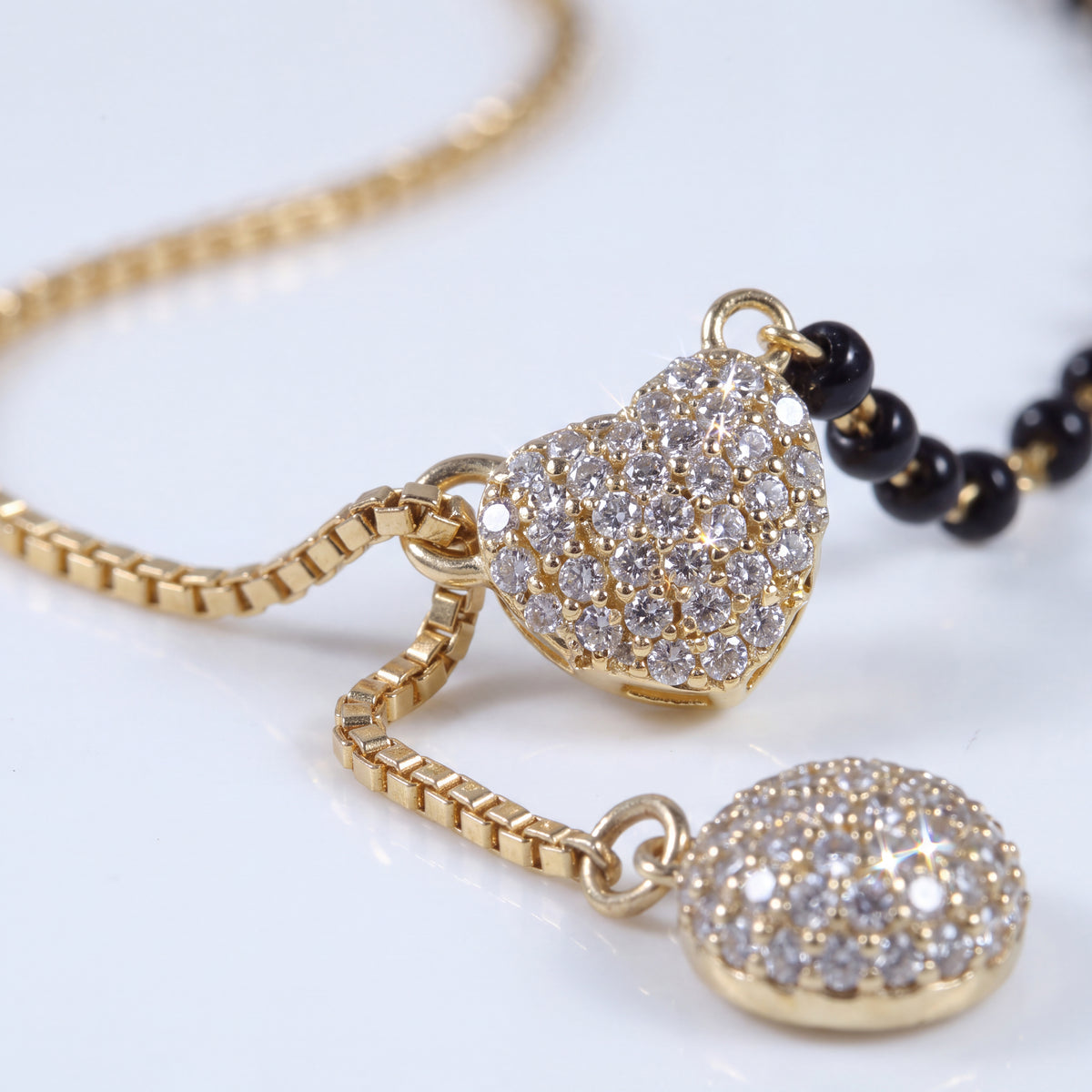 Eternal Heart 925 Sterling Silver Modern Minimal Mangalsutra | Ssarong | MM-005