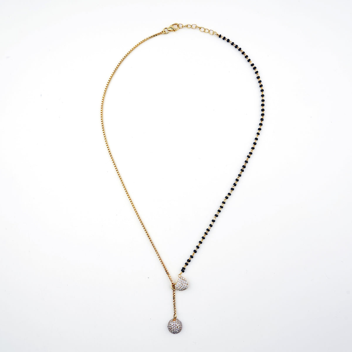 Eternal Heart 925 Sterling Silver Modern Minimal Mangalsutra | Ssarong | MM-005