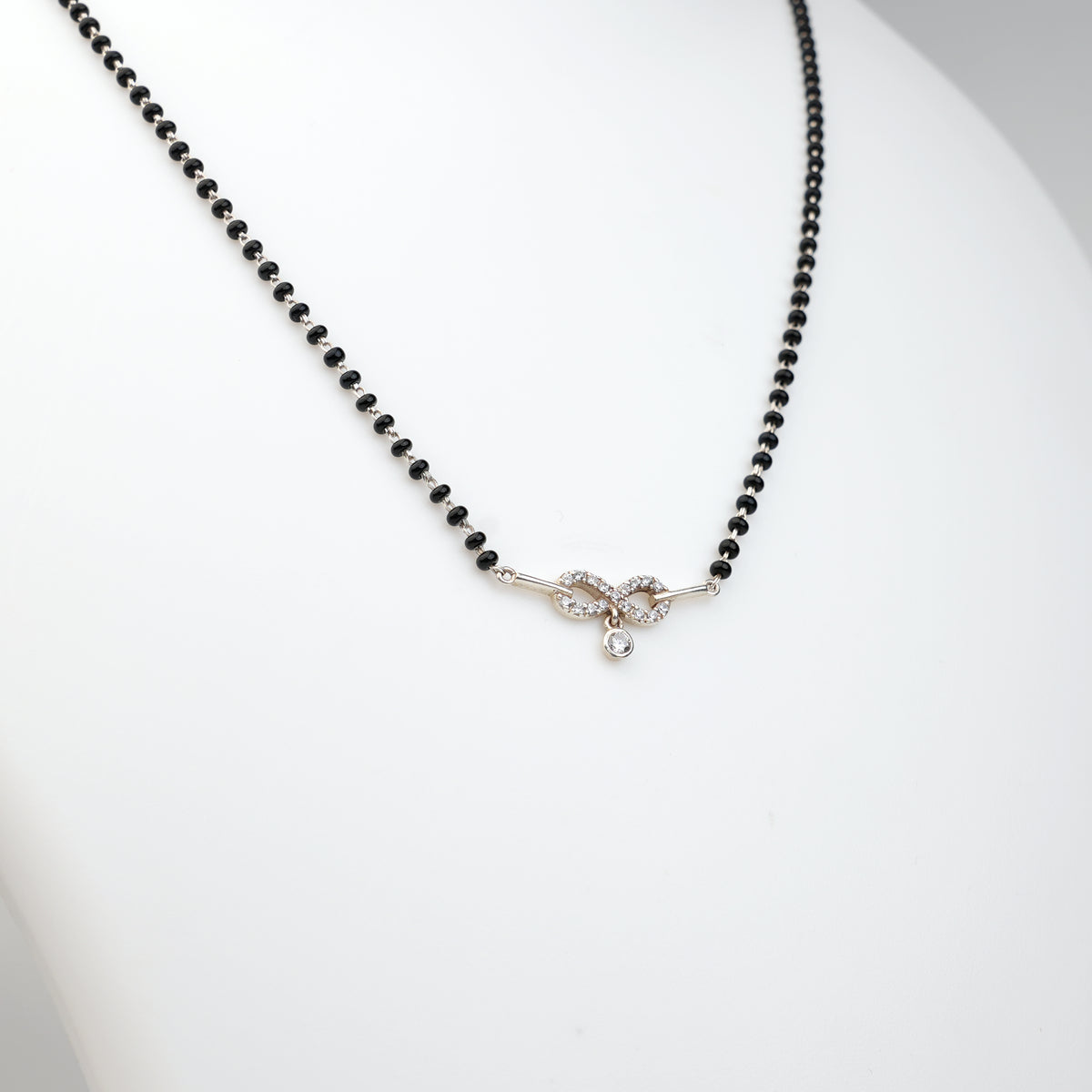 Infinity 925 Sterling Silver Modern Minimal Mangalsutra | Ssarong |  MM-001