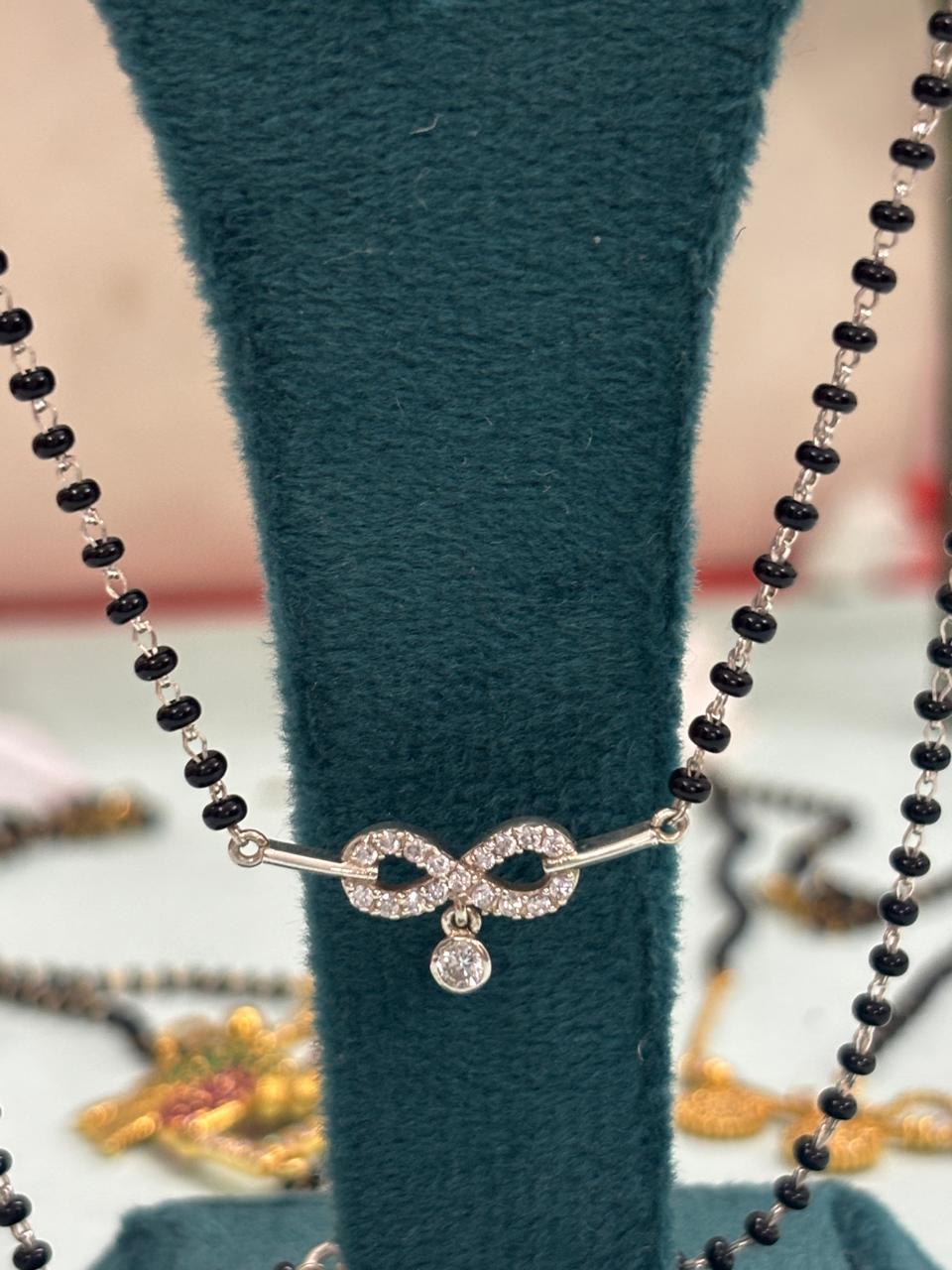 Infinity 925 Sterling Silver Modern Minimal Mangalsutra | Ssarong