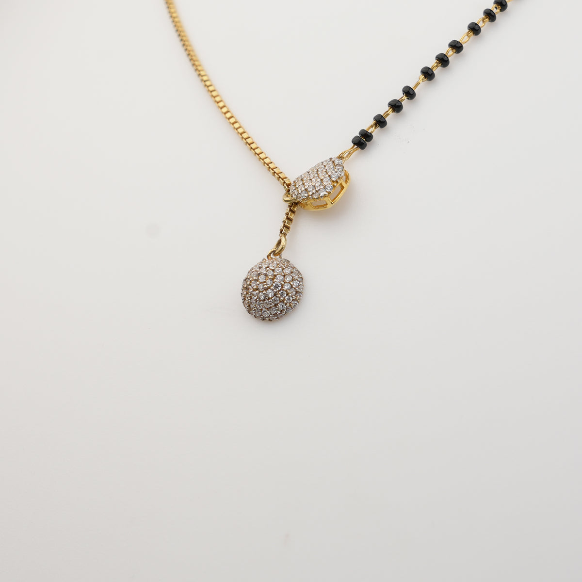 Eternal Heart 925 Sterling Silver Modern Minimal Mangalsutra | Ssarong | MM-005