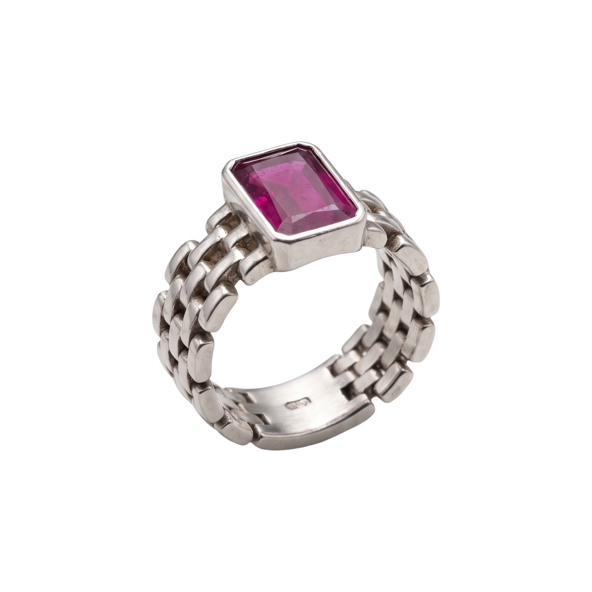 Ruby Royale 925 Sterling Silver Statement Ring | Ssarong | R-006