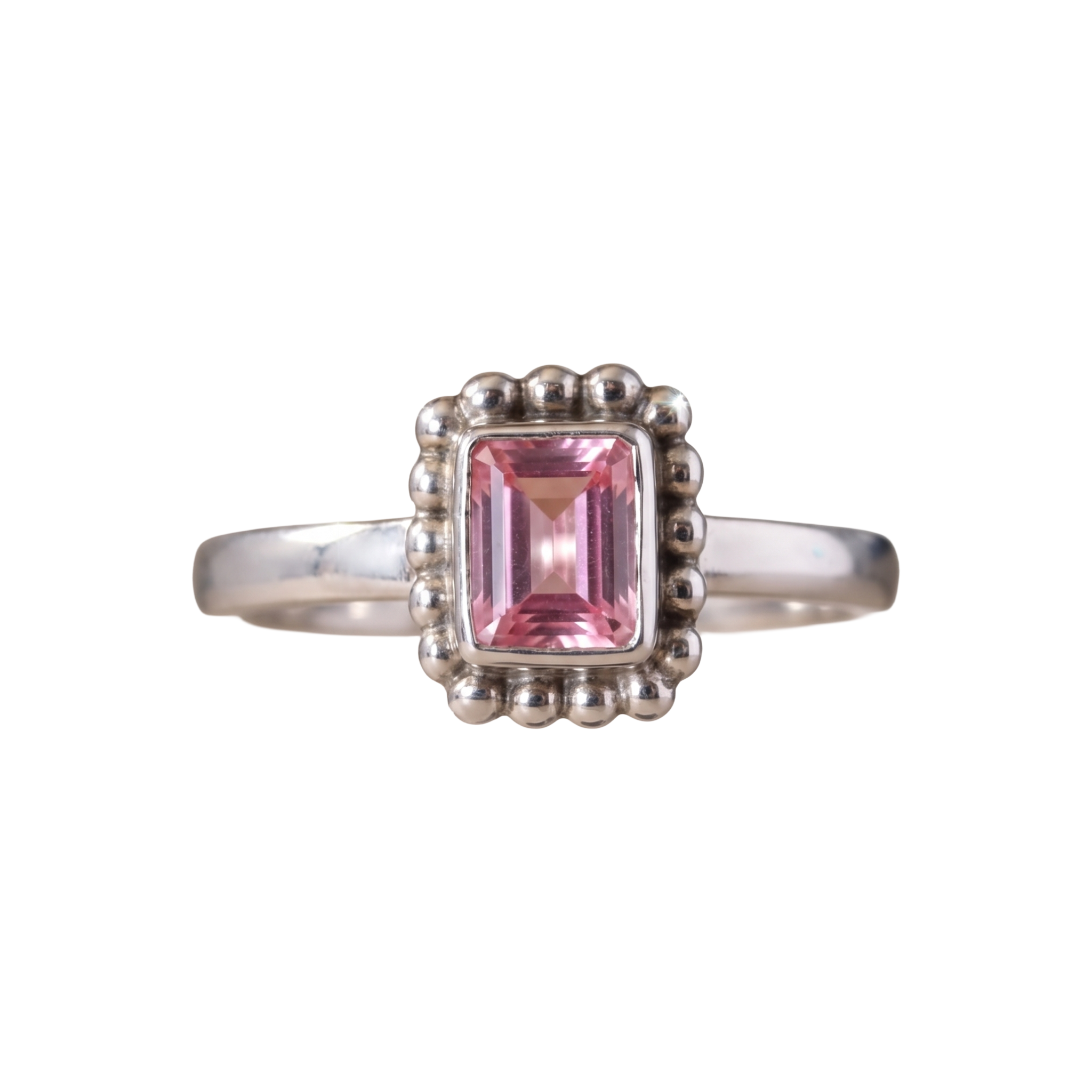 Blush Heritage 925 Sterling Silver Pink Quartz Ring | Ssarong | R-016