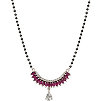 Ruby Arc 925 Silver Traditional Mangalsutra | Ssarong | TM-003