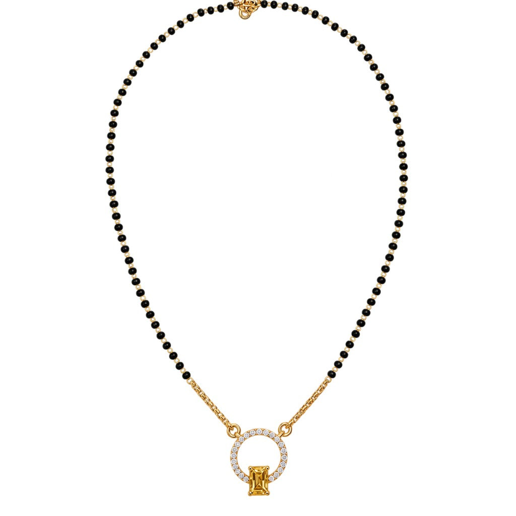 Solaris 925 Sterling Silver Mangalsutra | SSARONG RM-003