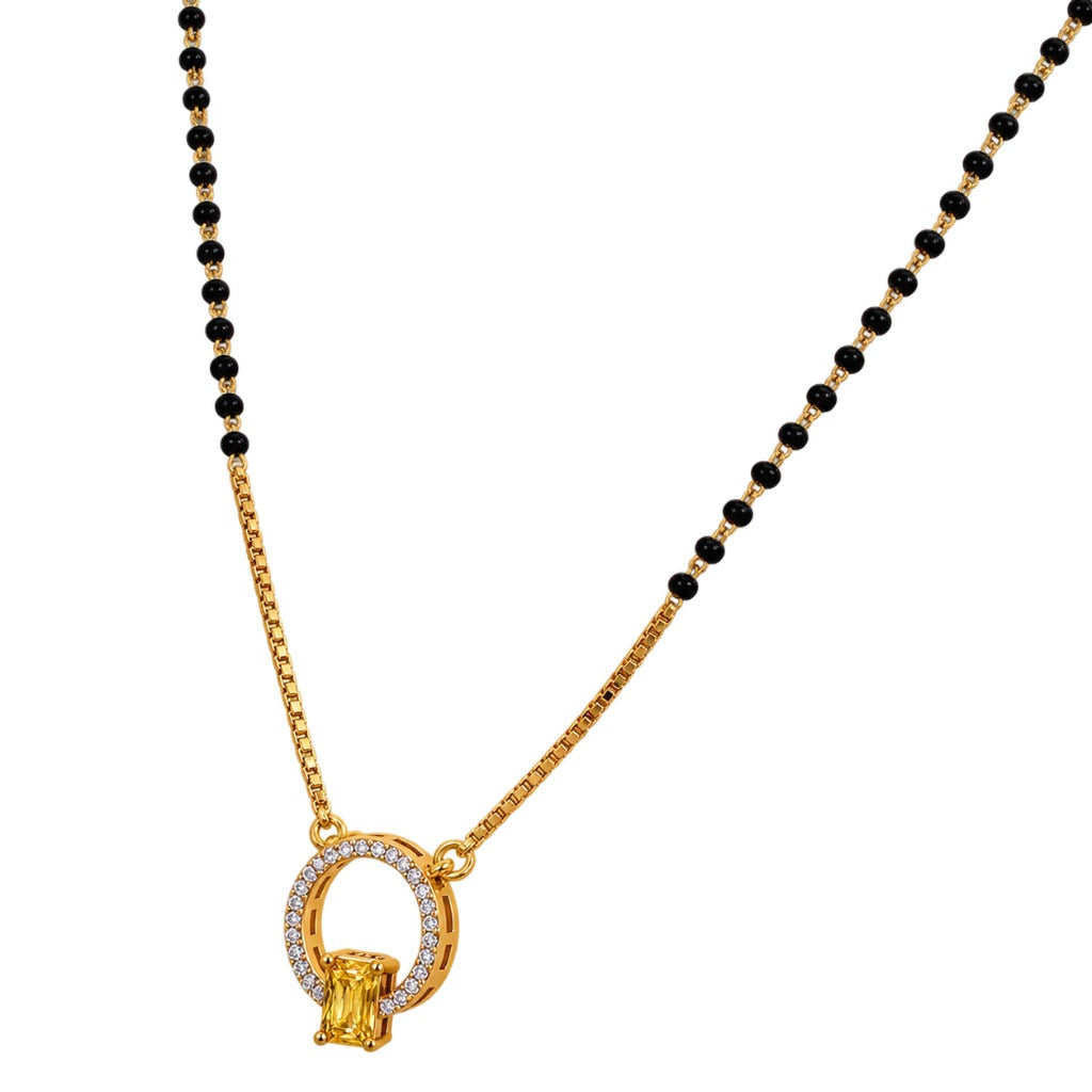 Solaris 925 Sterling Silver Mangalsutra | SSARONG MM-025
