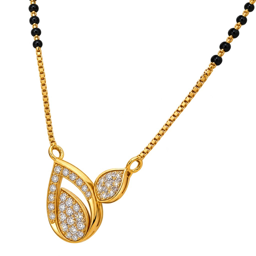 Dewdrop Grace 925 Sterling Silver Mangalsutra | SSARONG MM-024