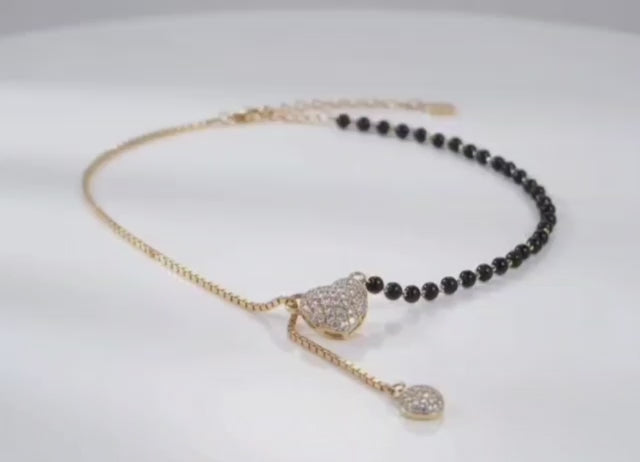 Eternal Heart 925 Sterling Silver Modern Minimal Mangalsutra | Ssarong | MM-005